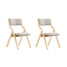 SoBuy FST40-HGx2 Folding Dining Chairs, Grey, Set of 2