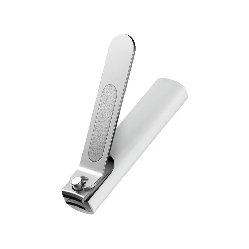 Silver Nail Clippers Set Stainless Steel Precision Manicure Pedicure Kit With Case For Travel