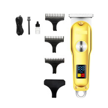 Professional Cordless Hair Trimmer for Men with Stainless Steel Blade and Long Battery Life