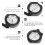 8 Pcs Empty Makeup Containers Compact Refillable Eyeshadow Palette Round Travel Cosmetic Pots 3