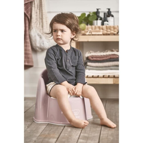 BABYBJÖRN BABYBJÖRN Sillón Pot, rosa pastel/blanco 1
