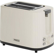 Broodrooster - PRINCESS - Wave - 2 sleuven - 7 bruiningsniveaus - Beige
