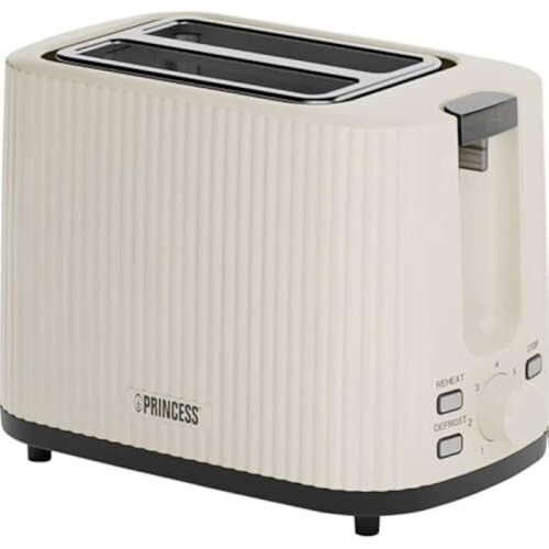 Princess Toaster - PRINCESS - Wave - 2 Schlitze - 7 Bräunungsstufen - Beige