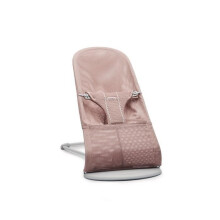 Transat Bliss - BABYBJÖRN - Cadre Gris Clair - Mesh - Rose poudré - Mixte - 0 mois - Naissance - 24 mois - 2 ans