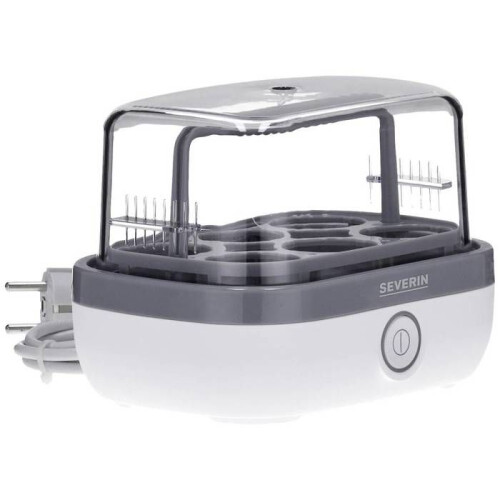 Eierkocher 6 Eier weiß LED & Ton weiß EK3164 1
