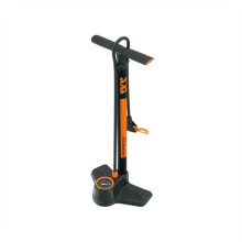 Pompa per bicicletta SKS Airk Pressor Compact 10.0 - Unisex - Arancione - Bicicletta ricreativa - Adulti - Garanzia 2 anni