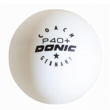 Bola de tênis de mesa - DONIC - st827do5502221 - 120 peças - P40+ 1 estrela - Branco
