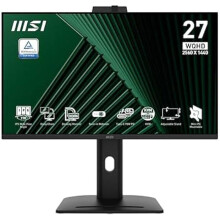 Bureau monitor - MSI - PRO MP275QPDG - 27" QHD IPS - 100 Hz - USB-C PD98W