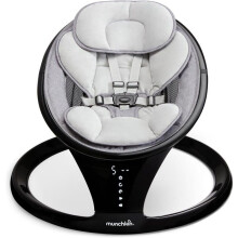 Balanço Elétrico Bebê Munchkin | Cadeira Balanço Bluetooth com Sons Calmantes