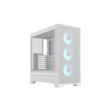 PC-behuizing - FRACTAL DESIGN - FD-C-POA2A-04 - Pop 2 Air TG RGB - ATX-formaat - 3 ventilatoren met profielbladen - Wit