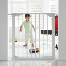 Baby & Toddler Safety Gate with Automatic Closure | Easy Install. | 76-82cm | White