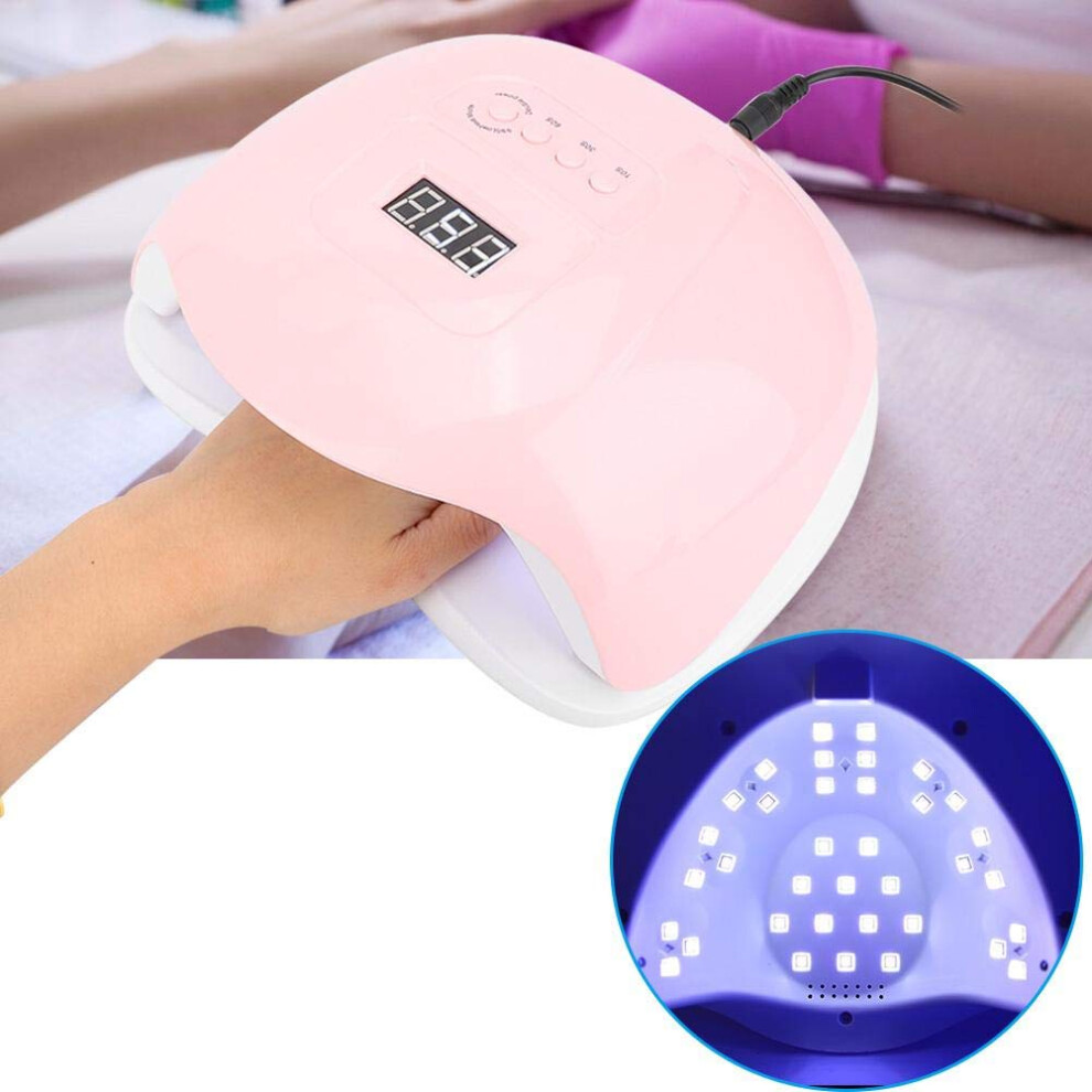 Light 120W Uv Led Nail Lamp With Timer, Fast Gel Curing Dryer For Home And Salon Use