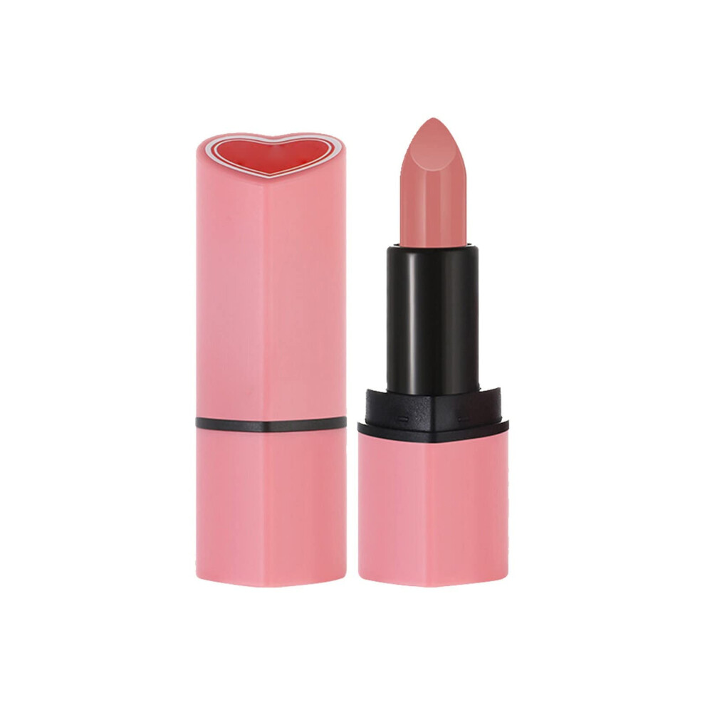 Pink,Cream Lip Gloss Stick With Longlasting Color Seal, Bubblegum Pink Shine And Velvet Nude Plumping Finish