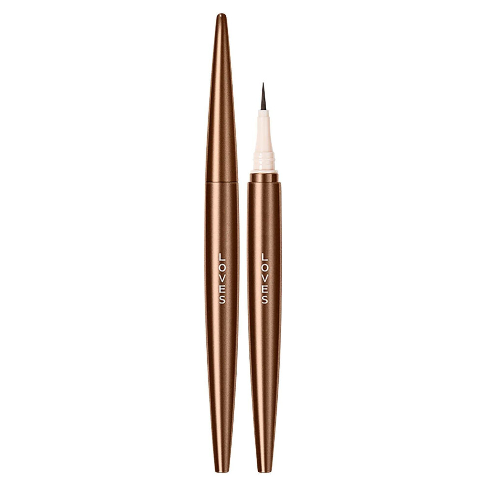 Eyeliner Pencil Gel Long Lasting Waterproof Glitter Finish Purple for Precise Winged Lining