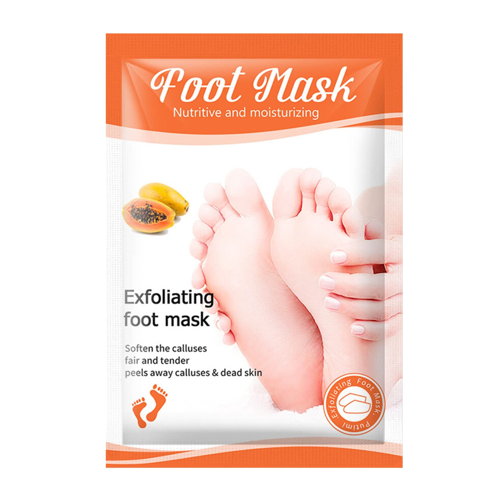 Foot Peel Mask for Cracked Heels, Exfoliating Foot Mask Removes Dead Skin and Softens Calluses