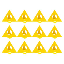 12Piece Set for Canvas and Door Risers, Mini Cone Paint Stands for Cabinet Painting Pouring, Yellow