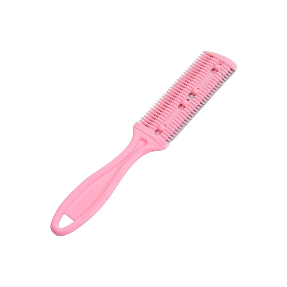 Unisex Double Sided Hair Thinning Razor Comb With Safe Trimming Design And Replaceable Blades
