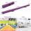 Trave di equilibrio pieghevole per ginnastica, 210 cm, antiscivolo, viola 2