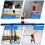 Foldable Gymnastics Balance Beam, 210cm, Suede-Like Surface 3