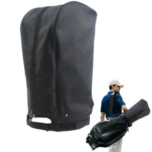 Golf Bag Rain Cover Waterproof Zipper Protection Durable Oxford UV Resistant for Outdoor Use