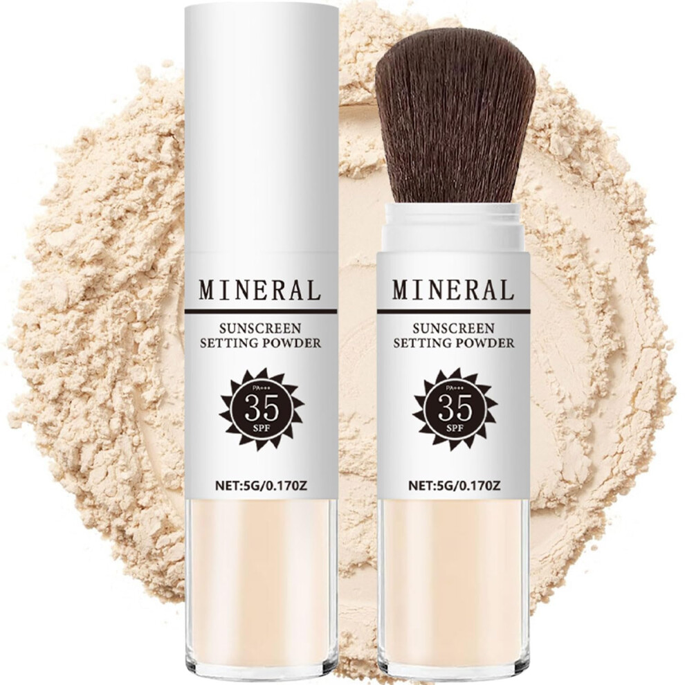 Mineral Setting Powder SPF 35 PA+++ Oil Control Natural Matte Finish for Fair Skin #02