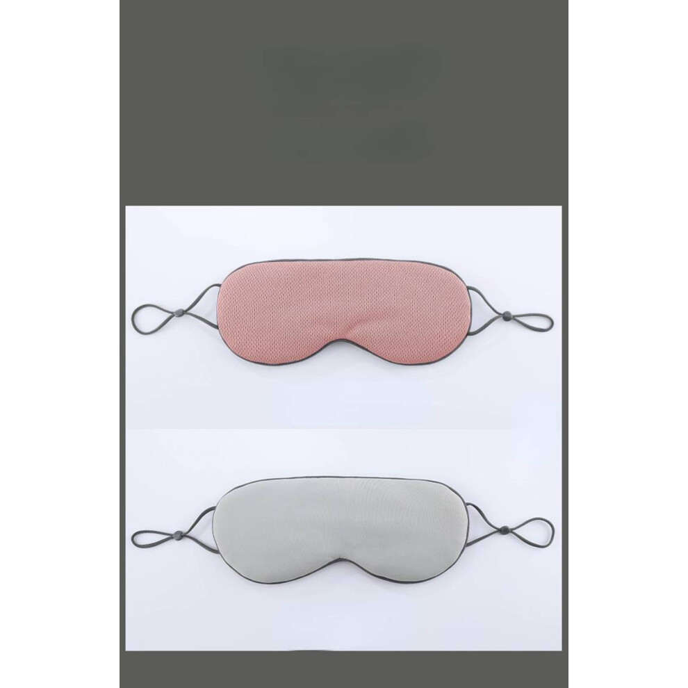 Light Sleep Mask Ice Silk Blackout Eye Mask Breathable Reversible Warm Cool For Travel And Nap