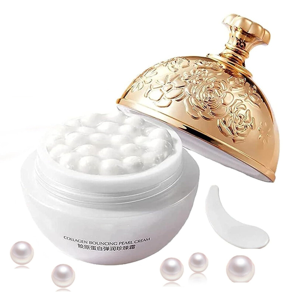 Cream Collagen Moisturizing With Pearl For Deep Hydration, Firmness And Luminous Skin
