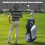 Golf Bag with 14 Dividers, Waterproof Pocket, Black/Grey 1