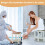 Corner Shower Stool with Shelf, Waterproof HDPE, White 5