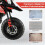 12V Kinder-Elektromotorrad mit Stützrädern, Rot 4