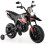 12V Kinder-Elektromotorrad mit Stützrädern, Rot 2
