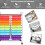 Mobile Storage Cart with 20 Colorful Drawers 3