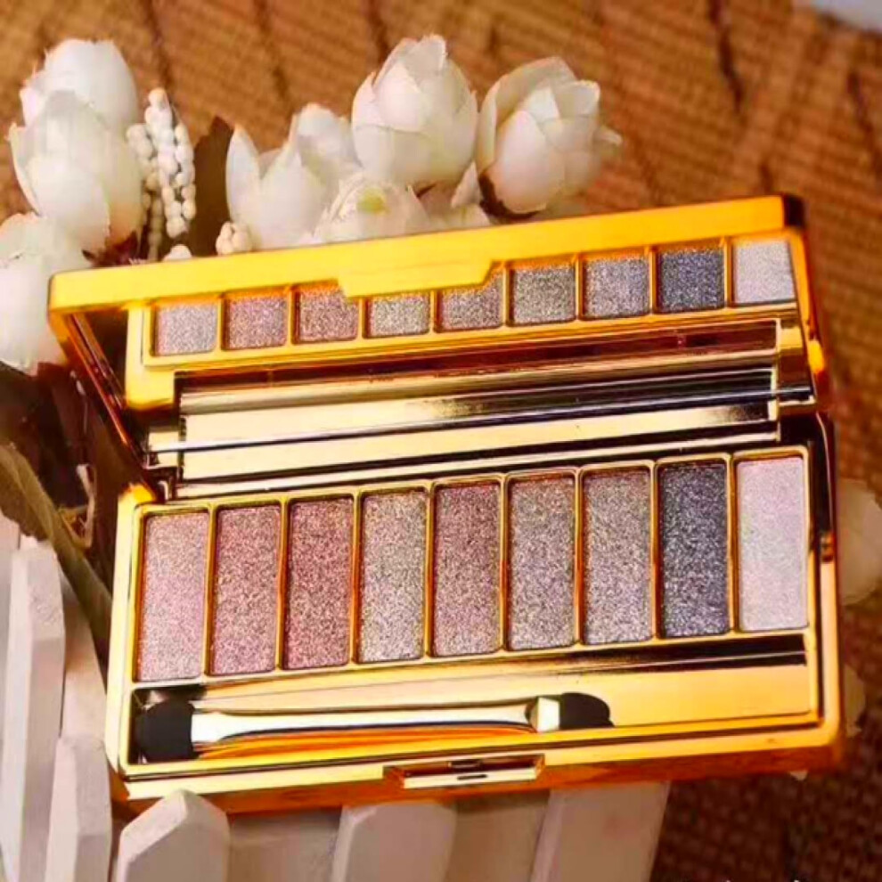 9 Color Eyeshadow Palette with  Pigment and Blendable Texture for Daily and Party Makeup