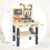 Wooden Kids Workbench with Blackboard & 81 Accessories 3