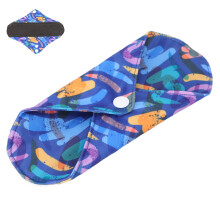 Reusable Bamboo Charcoal Leakproof Sanitary Pads for Women SG46, 18x18cm
