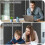 4-Panel Folding Room Divider, Gray, 221 x 188 cm 4