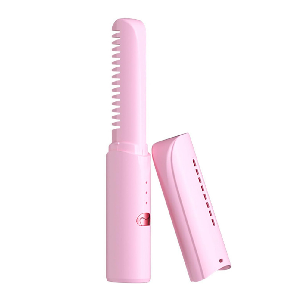 Cordless Hair Straightening Brush for Women with Frizz Reduction Technology and All Hair Type Styling