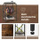 3-Tier Side Table with V-Shaped Magazine Holder, Brown 5