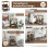 3-Tier Side Table with V-Shaped Magazine Holder, Brown 2