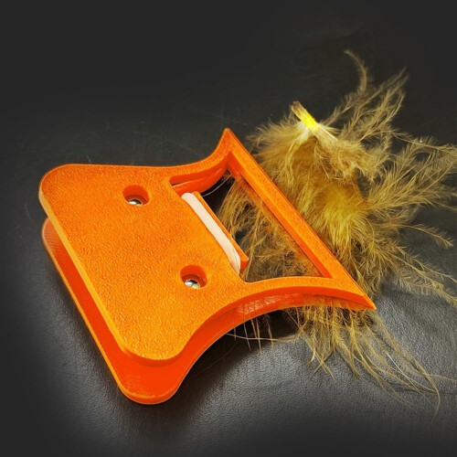 Fly Tying Feather Clip, Feather Clip Tool, Folding Feather Tool, Fly Tying Tools, Size L 1