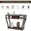 Consolle con cassetto e ripiano, 120x30x81 cm, marrone 3