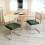 Living And Home (Green) 2Pcs Vintage Dining Chairs 1