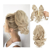 Hair Bun Messy Bun Hairpiece with Secure Claw Clip, Synthetic Hair Extension for Women 16H613