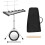 Set di xilofono a 32 note con supporto regolabile e borsa 4