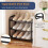 Expandable Shoe Rack,3 Levels,Space-Saving Narrow Adjustable Shoe Rack 3