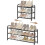 Expandable Shoe Rack,3 Levels,Space-Saving Narrow Adjustable Shoe Rack 2