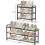 Expandable Shoe Rack,3 Levels,Space-Saving Narrow Adjustable Shoe Rack 4