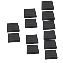 Empty Eyeshadow Palette Set of 12 Refillable Makeup Storage Tray with Lid for Travel and DIY
