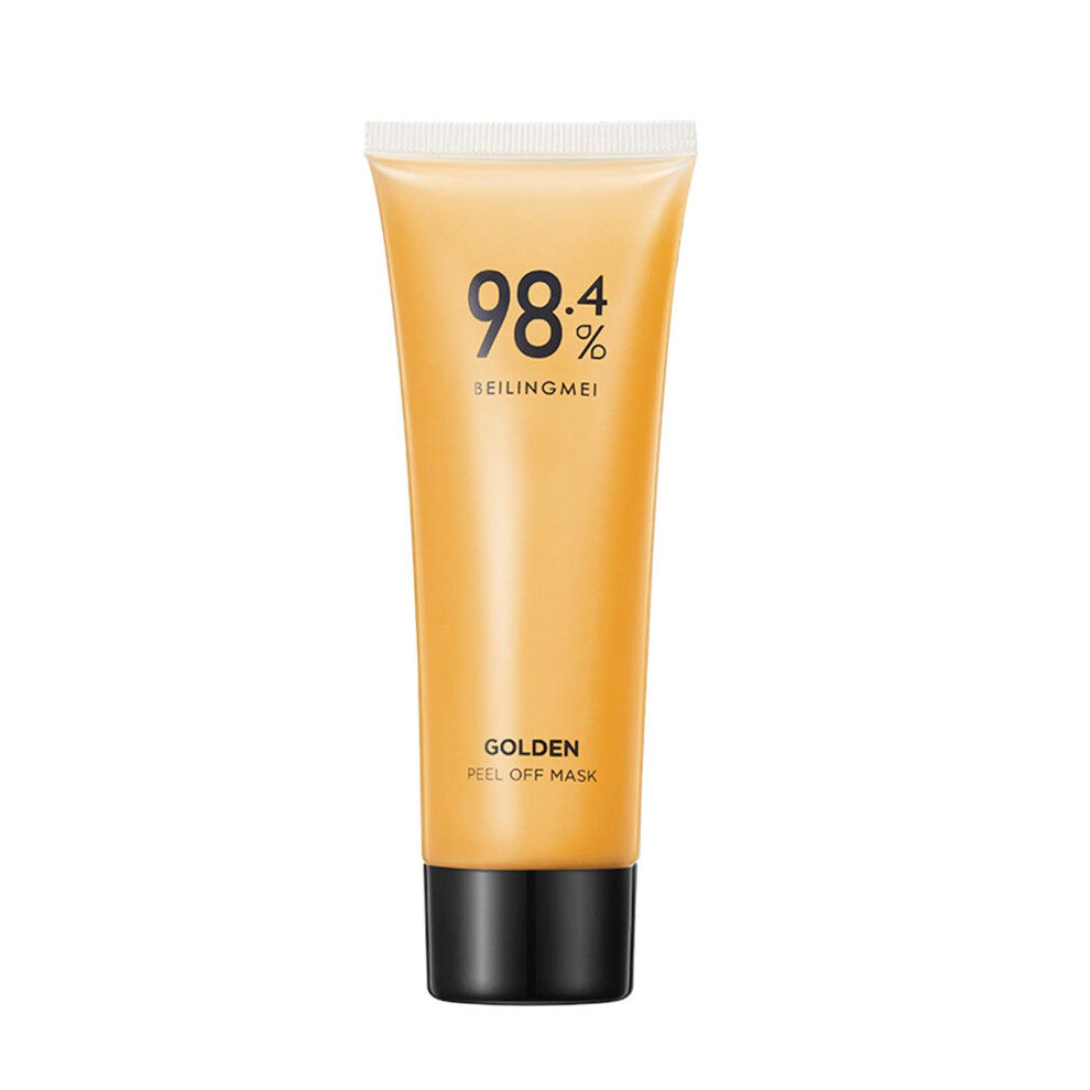Gold Peel Off Mask For Blackheads, Antiaging Foil Face Mask For Deep Pore Cleansing 1Pcs