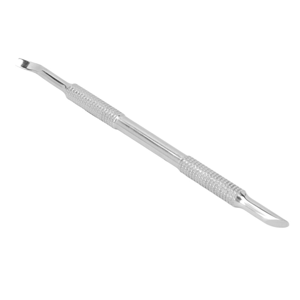 Cuticle Pusher Stainless Steel Double Ended Ergonomic Grip Nail Salon Manicure Tool